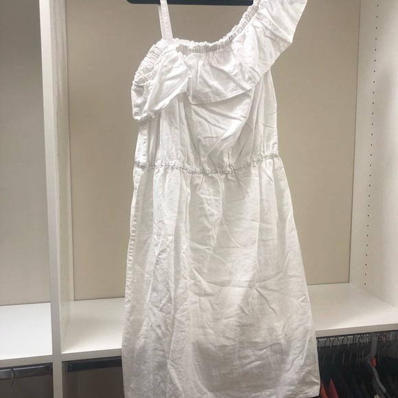 White linen white dress - Picture 2 of 4